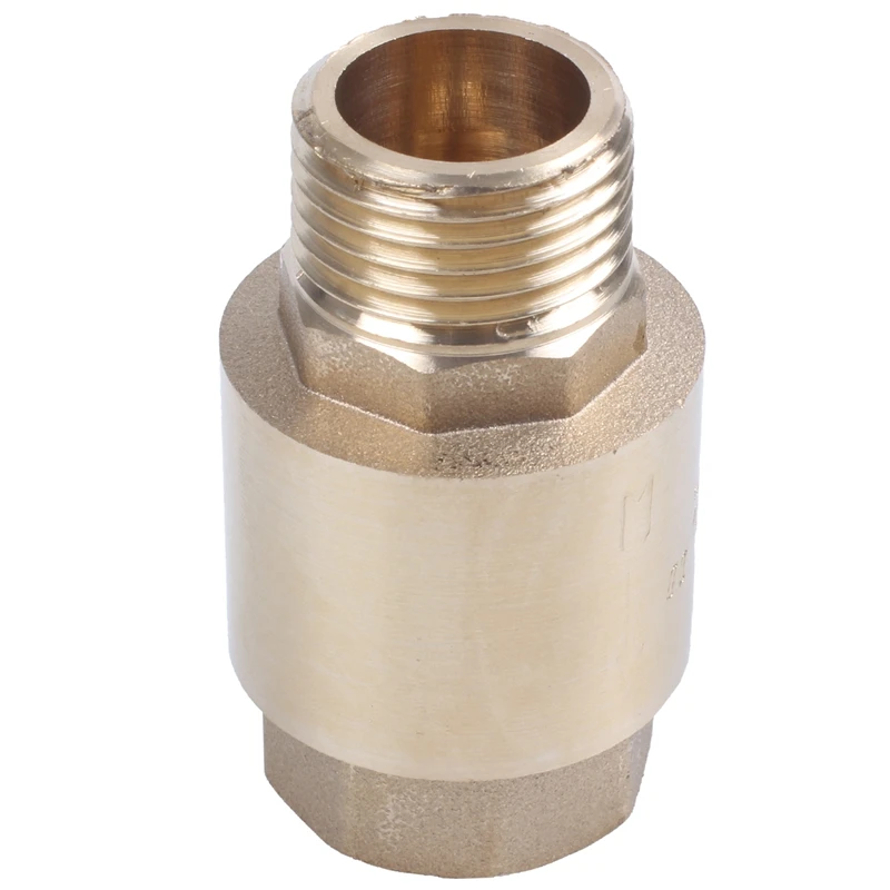 

Golden water oil spring 1/2" thread BSPP Female Male In-line non-return valve