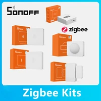 sonoff smart zigbee bridge kits zigbee 3 0 app smart home wireless remote controller works with ewelink alexa google home