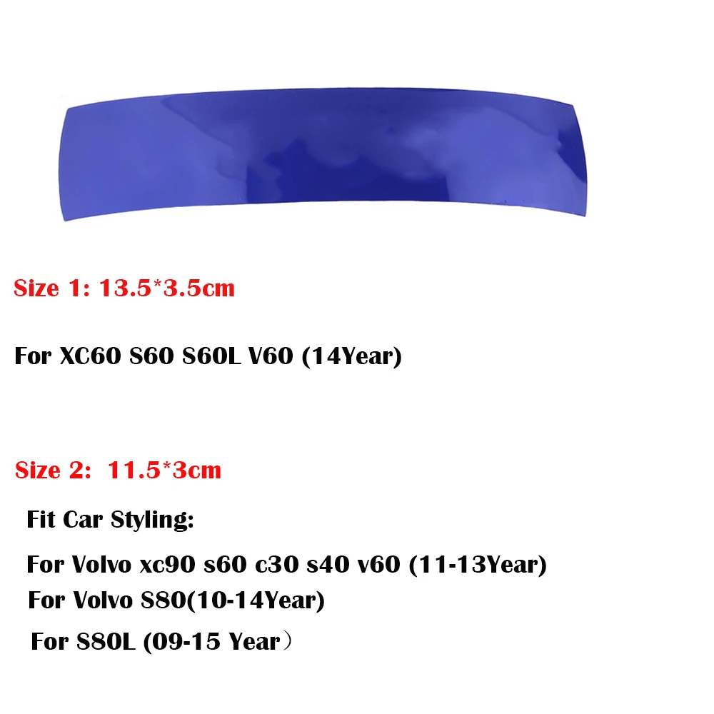 

For Volvo Nameplate Sign Label Sticker For Volvo XC90 XC60 S60 XC70 S80 S40 V40 V60 D2 D5 Volvo Front Grille Bumper Grid Sticker