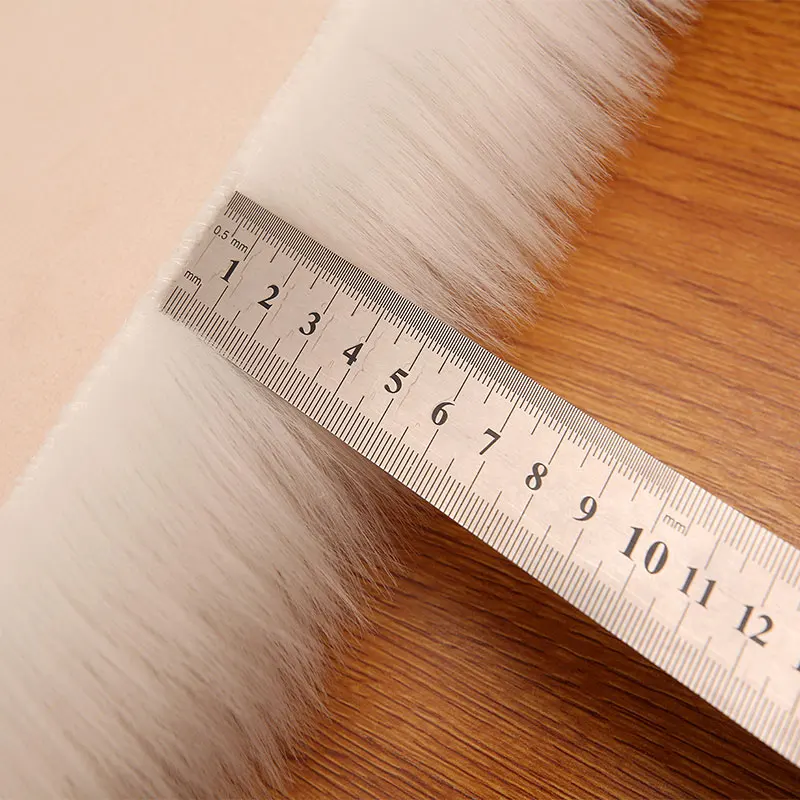 Белое одеяло из искусственного меха с длинными волосами Современный Мягкий