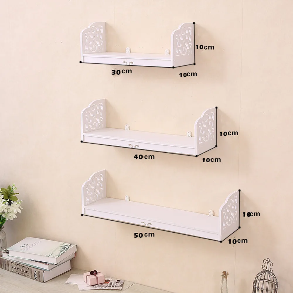 Креативная внутренняя настенная полка в скандинавском стиле для гостиной