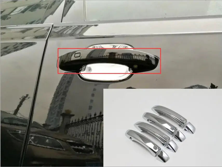 

Хромированная крышка дверной ручки для Audi Q7 2016-2019(Smart)