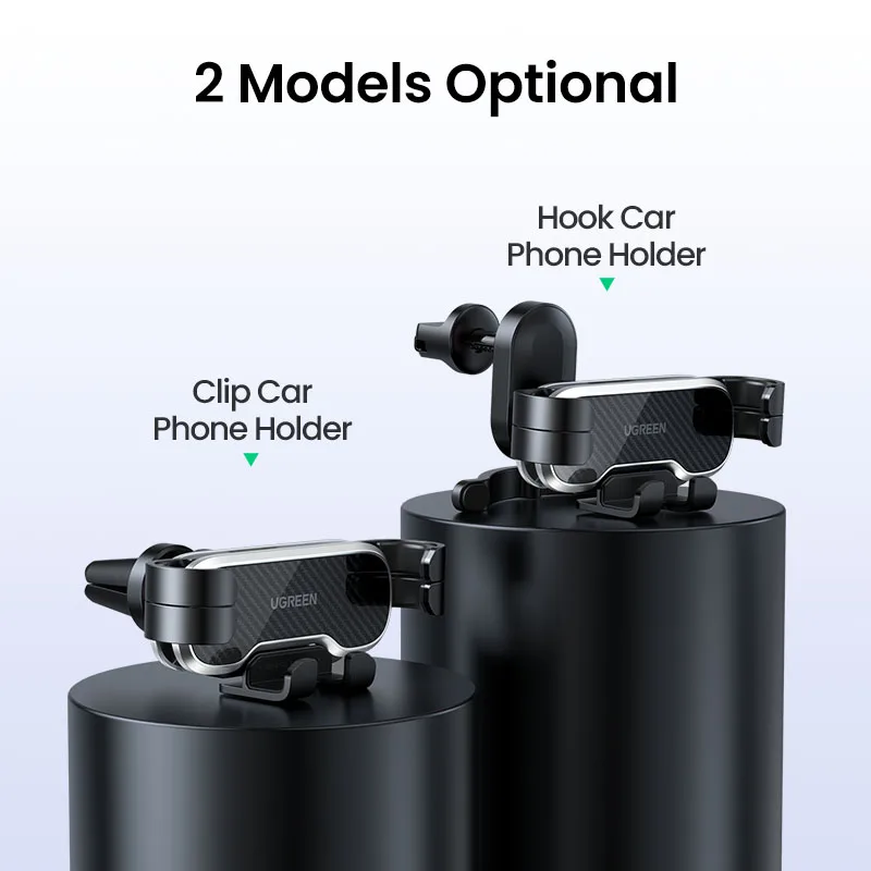 ugreen phone holder for phone in car air vent clip mount mobile phone holder gps stand for iphone 13 12 xiaomi car phone holder free global shipping