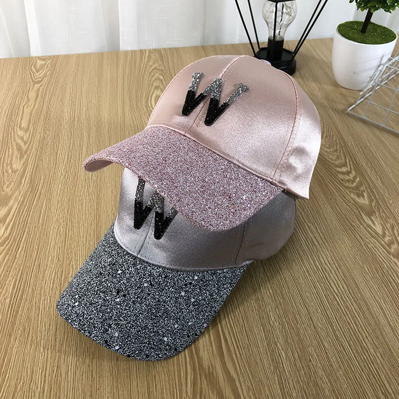 Модные бейсболки с блестками и надписью Стразы новинка 2019 летние женские