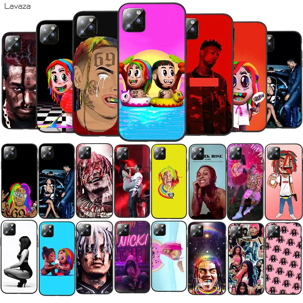 Мягкий ТПУ чехол Lavaza Nicki Minaj Tekashi 69 для iPhone 8 7 6 6S Plus 5 SE X XS 11 Pro Max XR оболочка