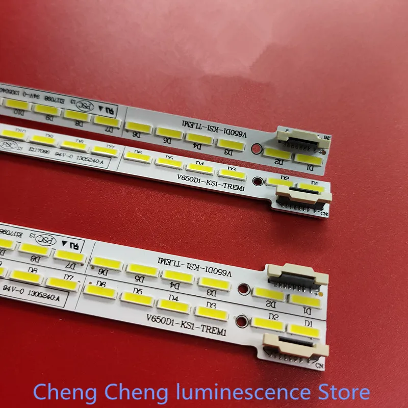 

FOR Toshiba 65L5450C 65U7450C　Light bar Sony　KD-65S9000B　Light bar side entry backlight　406MM 48ED　100％NEW　 LED backlight strip