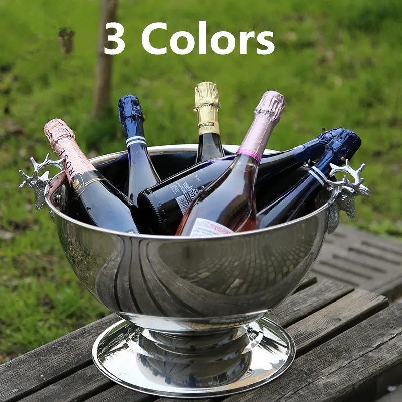 304 нержавеющая сталь голова оленя уха стены шампанского бочонок двойная стена