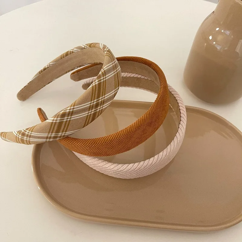 

Женский широкий обруч для волос, повязка на голову из вельветовой ткани, аксессуар для волос, Подарочный обруч для волос, 2021