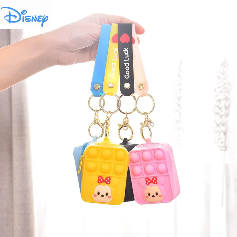 

Disney Kawaii Zero Wallet Pop It Fidget Stress Squeeze Push Adults Children Simple Dimple Toy Relieve Autism Gift Girls Children