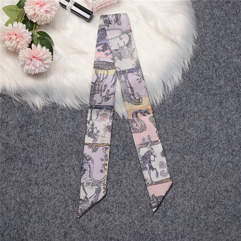 Женский брендовый шарф из натурального шелка 100% натуральный шелковый роскошный