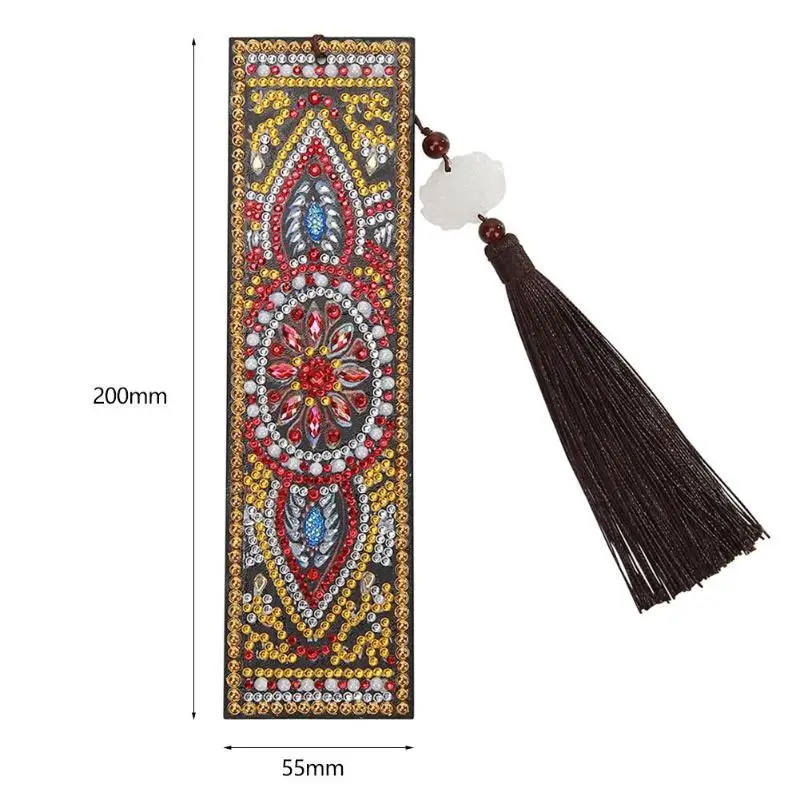 Великолепные алмазные закладки с живописью сделай сам специальная форма кожаные