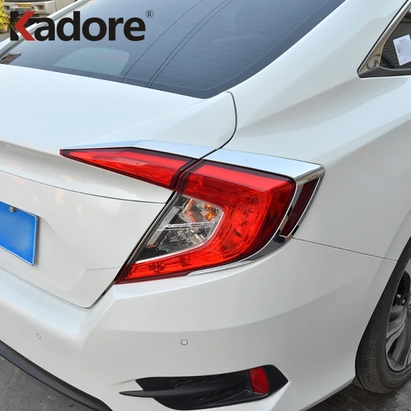 Для Honda Civic 2016 2017 2018 седан углеродного волокна задняя светильник абажур для лампы
