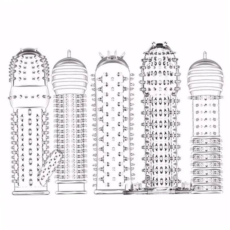 Многоразовые презервативы для задержки пениса удлинители интимные игрушки