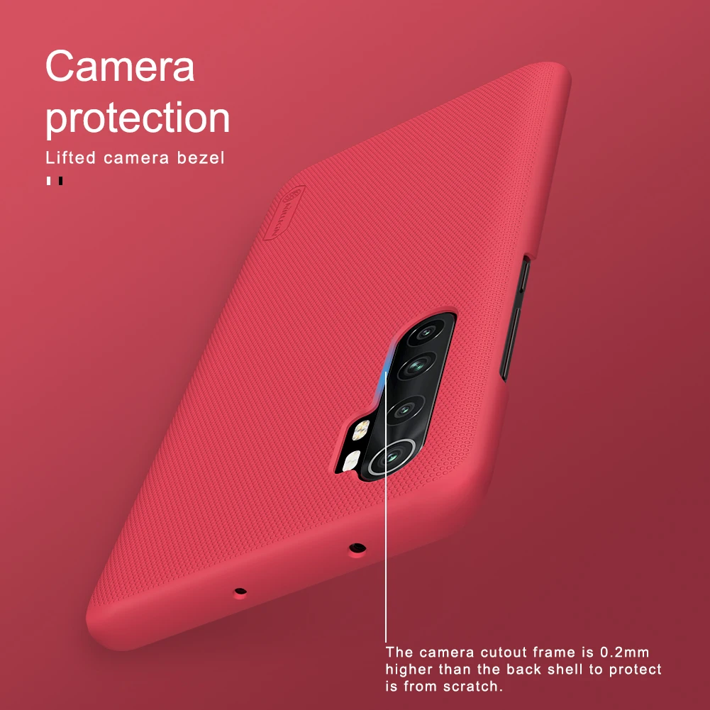 Матовый чехол NILLKIN для Xiaomi Mi Note 10 Lite 6 47 дюйма жесткая задняя крышка из