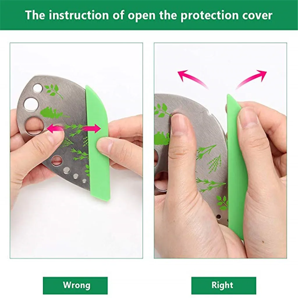 Многофункциональный инструмент для зачистки овощей из нержавеющей стали нож