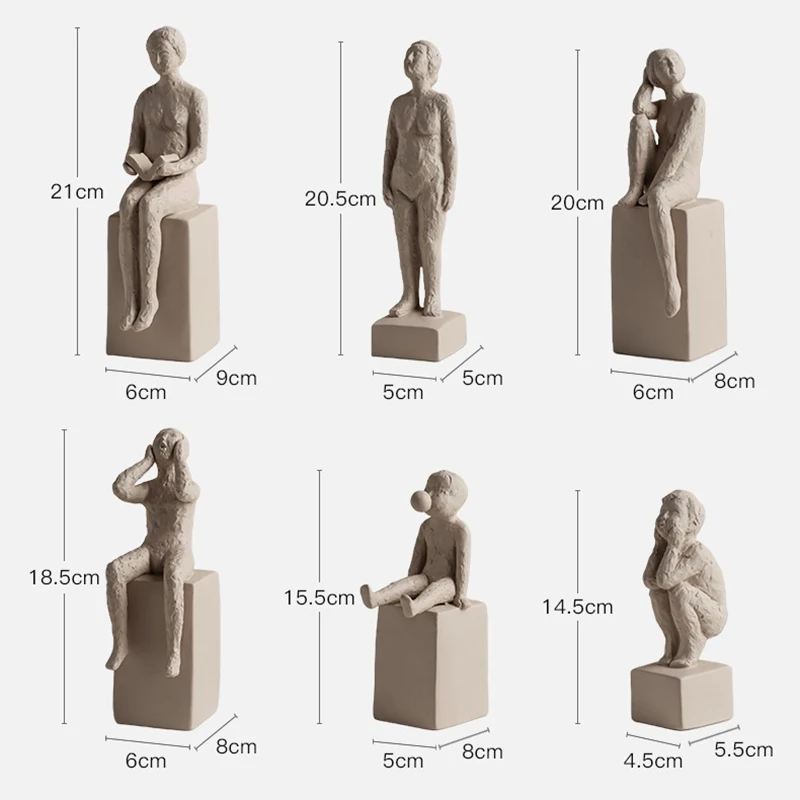 

Minimalistic Portrait Human Shape Modern Home Decor Living Room Bedroom Countertop Decoration Gift Hand-made Home Decor Figurine