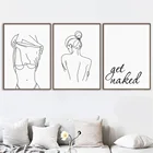 Абстрактные сексуальные женские плакаты с телом, рисунок на холсте для девушек, рисунок на холсте, художественные настенные картины, декор для гостиной