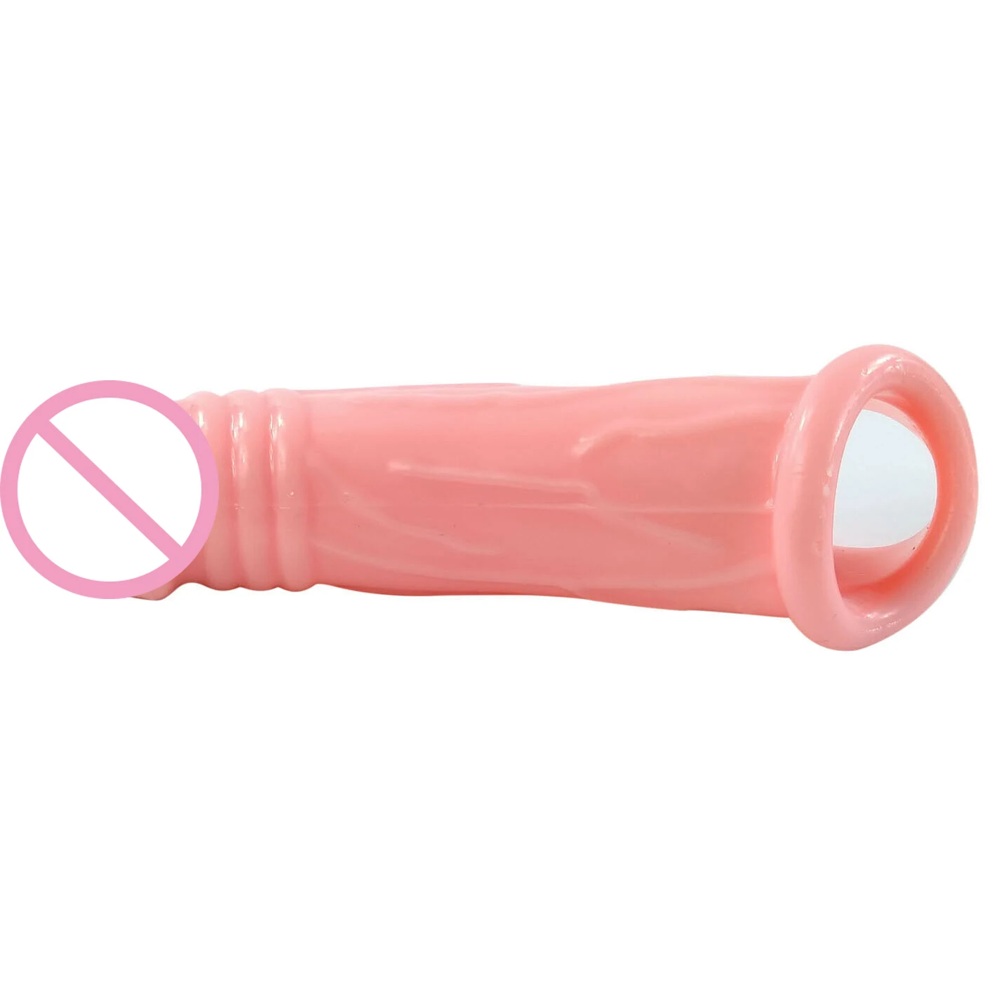 Большой удлинитель для пениса многоразовый Массажер задержки эякуляции насадка