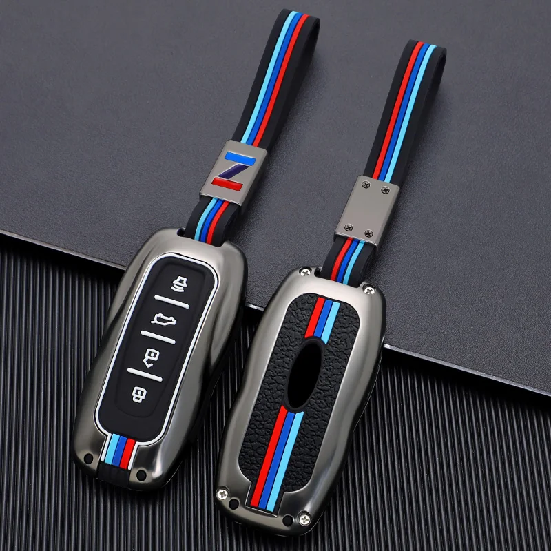 1 силиконовый чехол для автомобильного ключа из цинкового сплава с полной