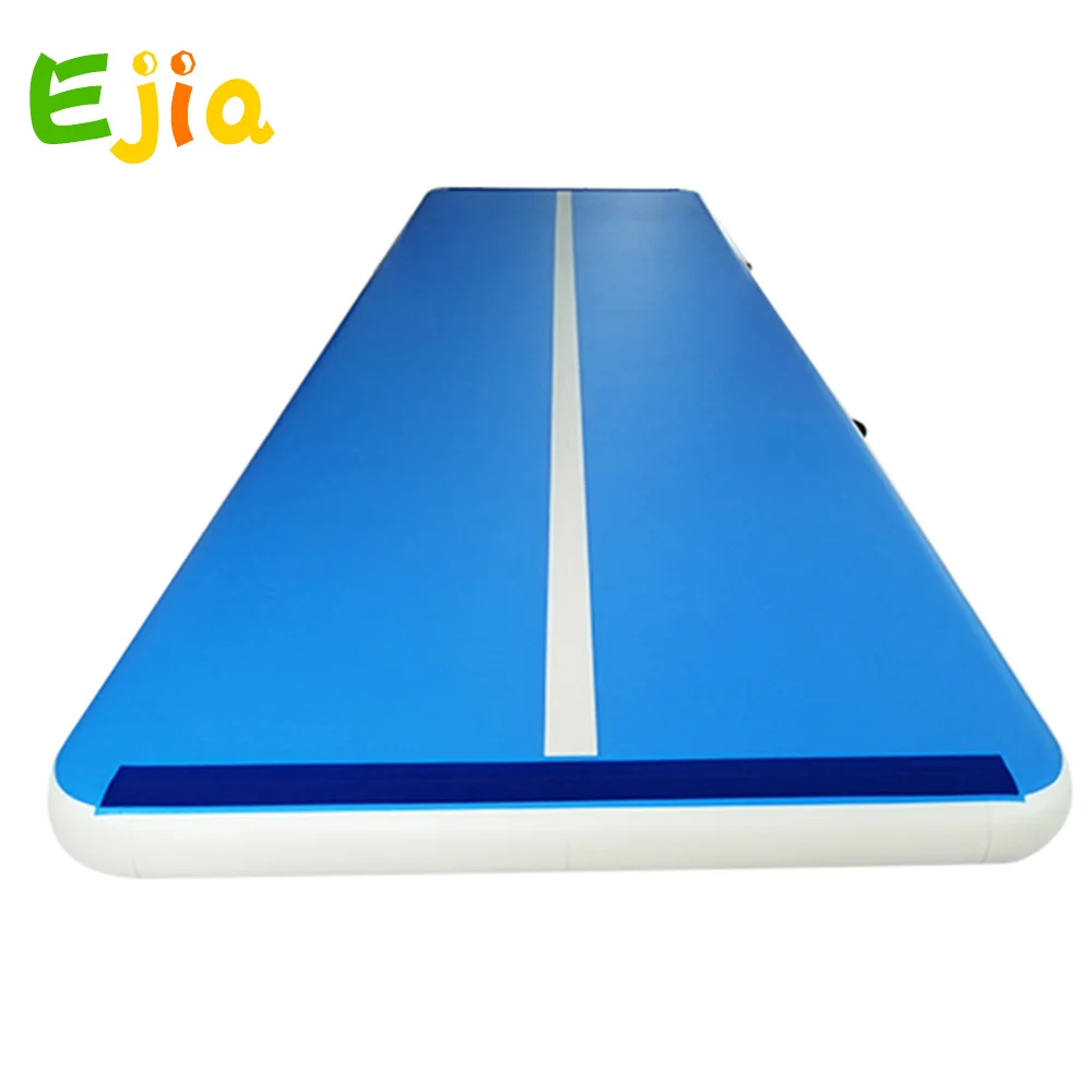 Pаспродажа Надувной воздушный матрас для гимнастики, Акробатический матрас, напольный надувной коврик для йоги, фитнеса с электрическим насосом, 6*2 м