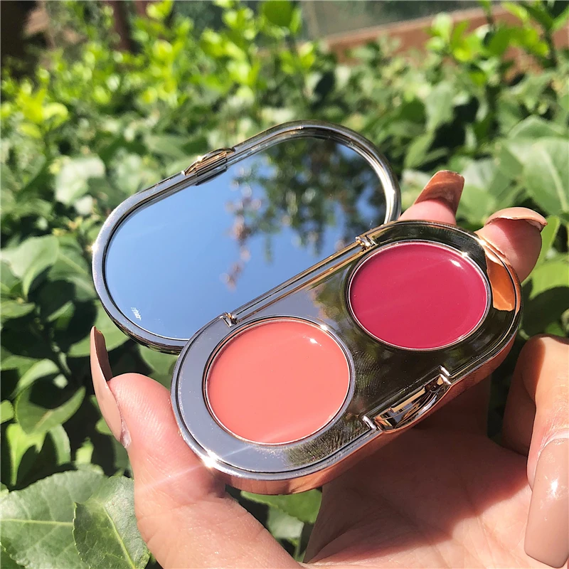 Матовый крем для лица румяна макияжа палитра щек долговечная косметика