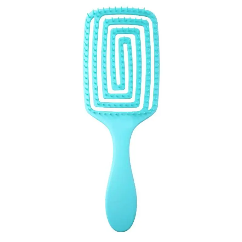 Прочная щетка для волос Массажная Расческа кожи головы полый женский салонный