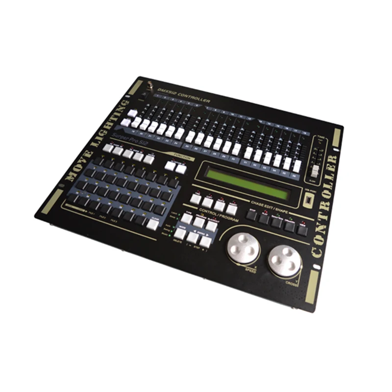 Netdo Super Pro 512 DMX Controller Have Built-In Program Graphics With Flycase Master Console For Led Par | Лампы и освещение