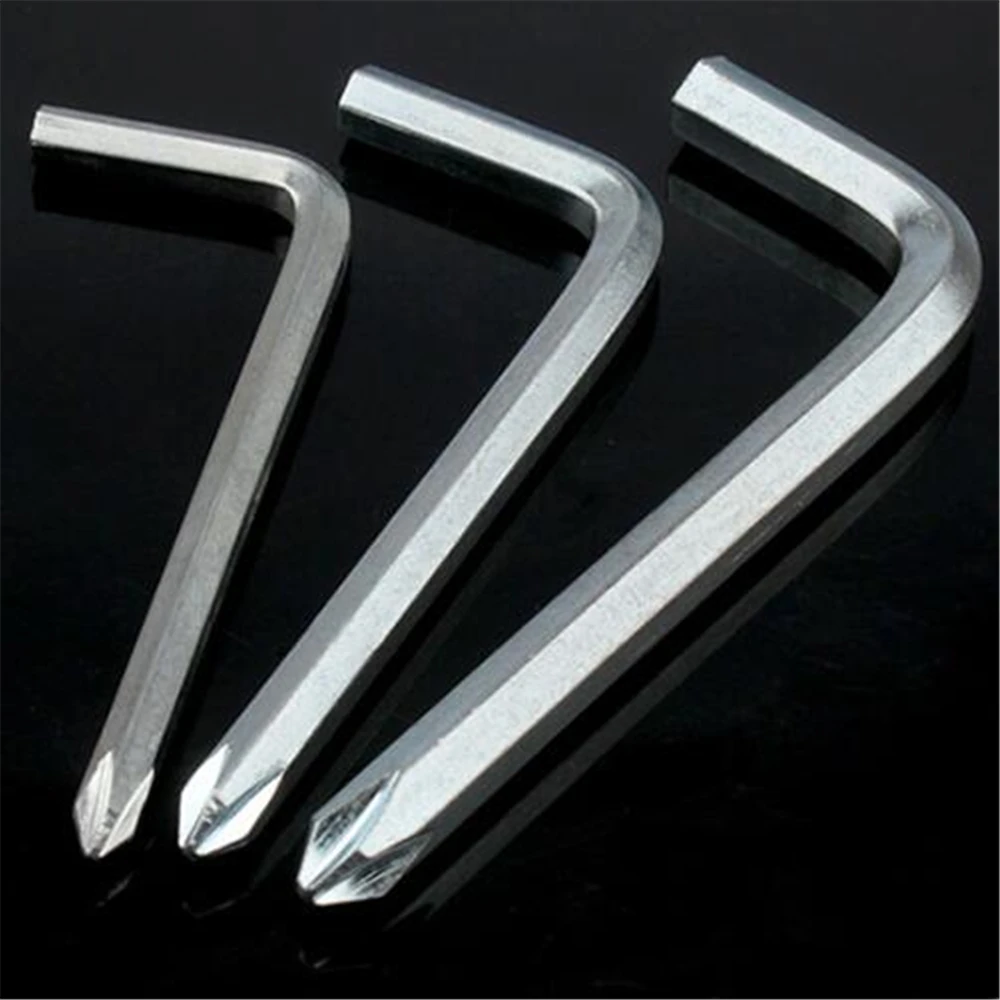 Шестигранный ключ с перекрестной головкой L-образная Отвертка 4 5 6 мм двойного назначения мини-гаечный ключ