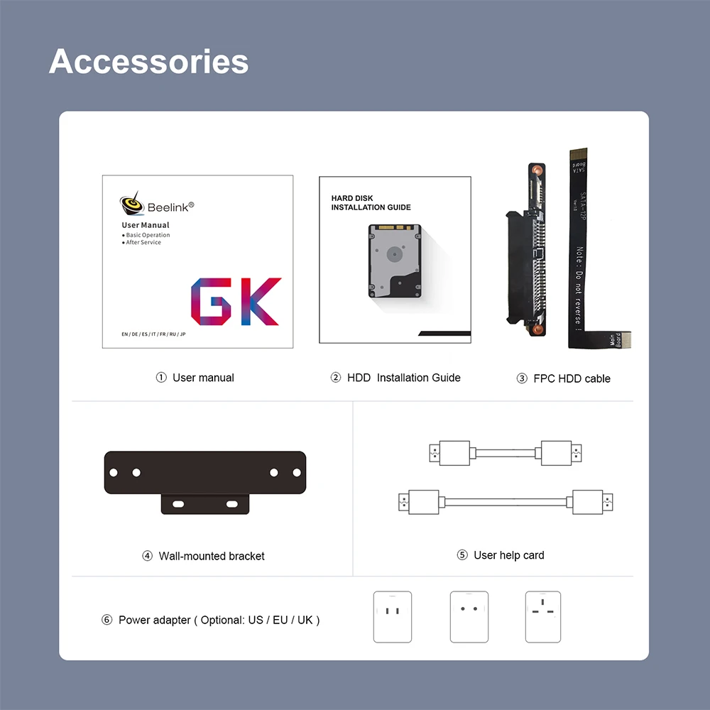 Beelink GK55 Windows 10 мини-ПК игровой Intel Gemini J4125 8 Гб 128 SSD WIFI 1000M LAN настольный компьютер VS GK