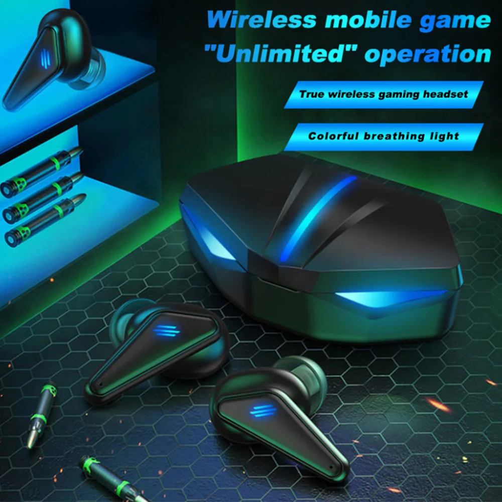 

Беспроводные Игровые наушники-вкладыши, 65 мс, TWS, Bluetooth, с микрофоном