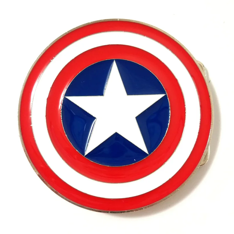 Пряжка для ремня в виде супергероя металлическая пряжка 4 см круглые аксессуары