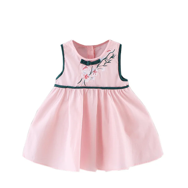 Новинка 2021 летнее модное платье для маленьких девочек хлопковое праздвечерние