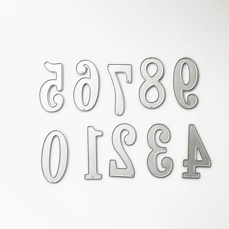 

Big Digital Set Die Cut Numeral Metal Cutting Dies Stencil Scrapbooking Embossing 2019 New Christmas Craft Stamps And Dies