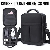 portable waterproof drone battery controller accessories shoulder crossbody bag carrying case compatible with fimi x8 mini