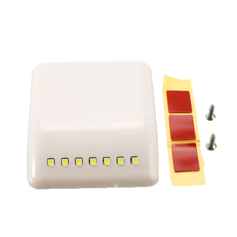 7 LED Смарт-Датчик управления активированный настенный Ночной свет чистый белый