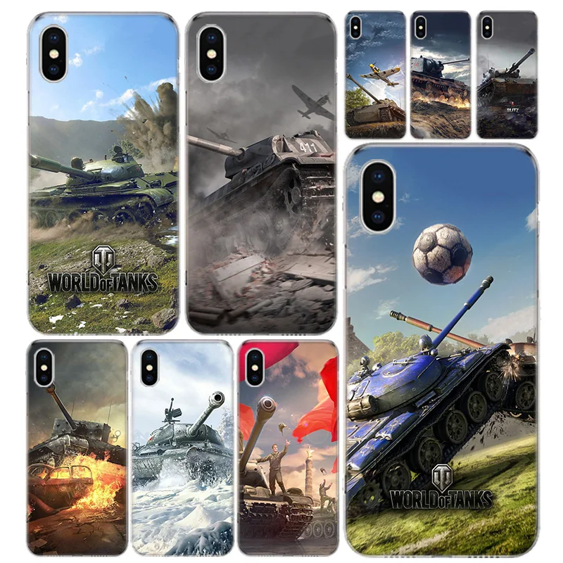 

World Of Tanks Phone Case Cover For iPhone 13 11 Pro 12 Mini 7 8 6 6S Plus + XR X XS MAX SE 5 5S Art Customized Coque Cover