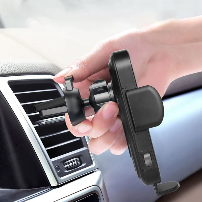 

Car Wireless Charger Induction Car Mount Fast Wireless Charging for Air Vent Mount Phone Holder