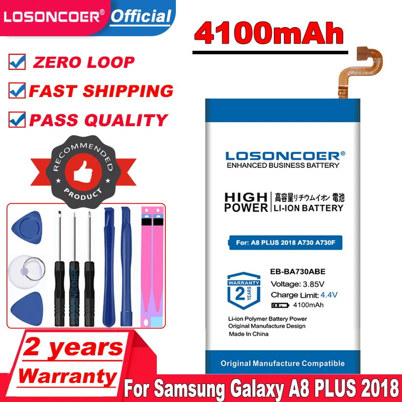 EB BA730ABE BA730ABA батарея для Samsung Galaxy A8 PLUS 2018 + A730 A730F A7 A730X SM A730DS A730F/DS A800S A800J|Аккумуляторы