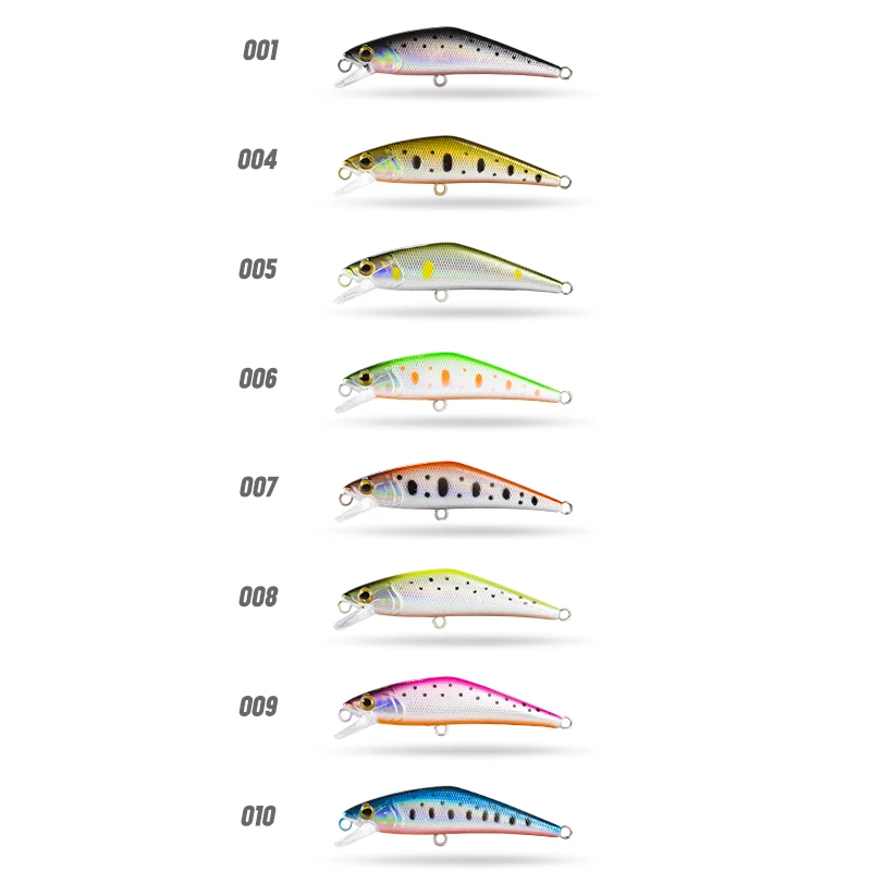 

D1 Rainbow Trout Pike For Fishing 2021 Fishing Lure Sinking Wobbler of Pike Minnow 64mm 4.8g Fishing Accessories Stream Game