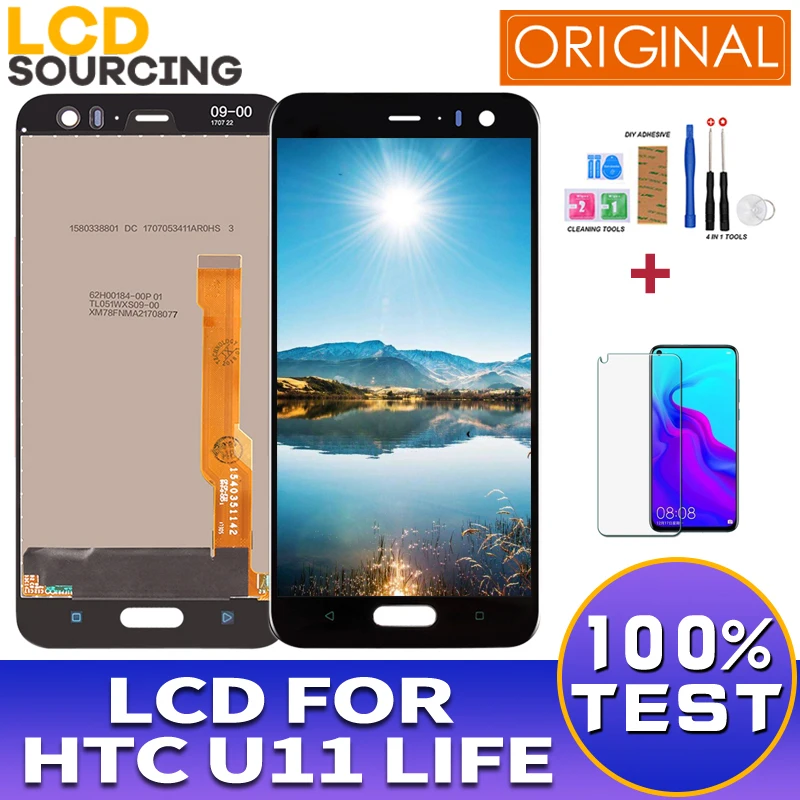 Оригинальный 5 дюймовый ЖК дисплей для HTC U11 Life сменный экран|Экраны мобильных