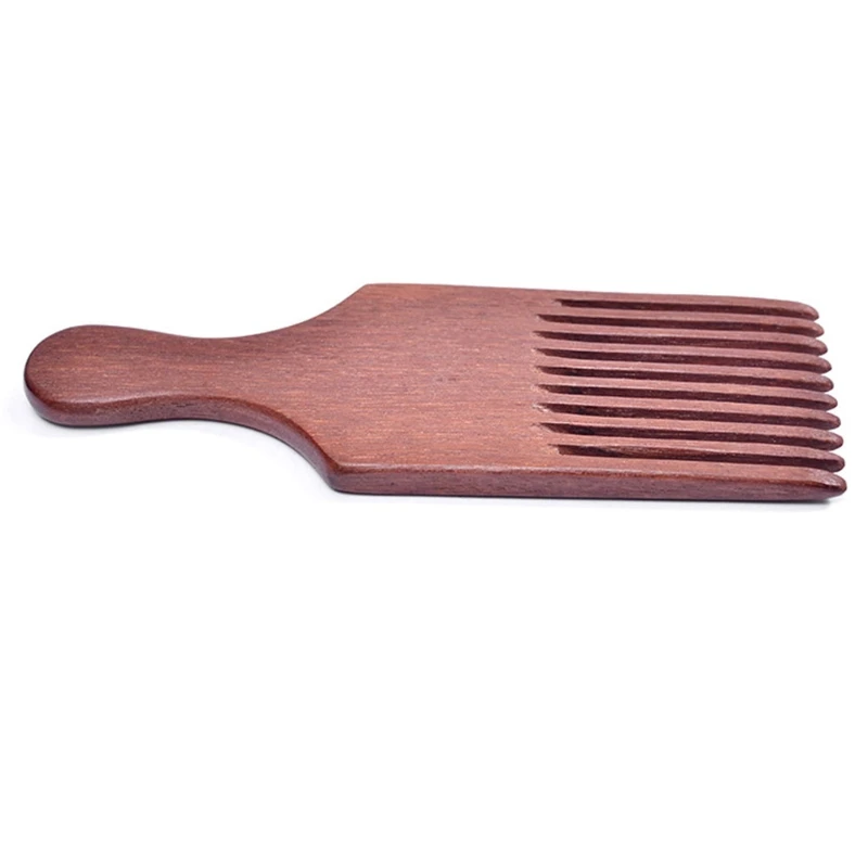 

Wooden Comb Afro Pick Hair Lift Combs Beard Pick Natural Wood Volumizing and Styling Tool Non-Static Comb Long Tooth Detangling