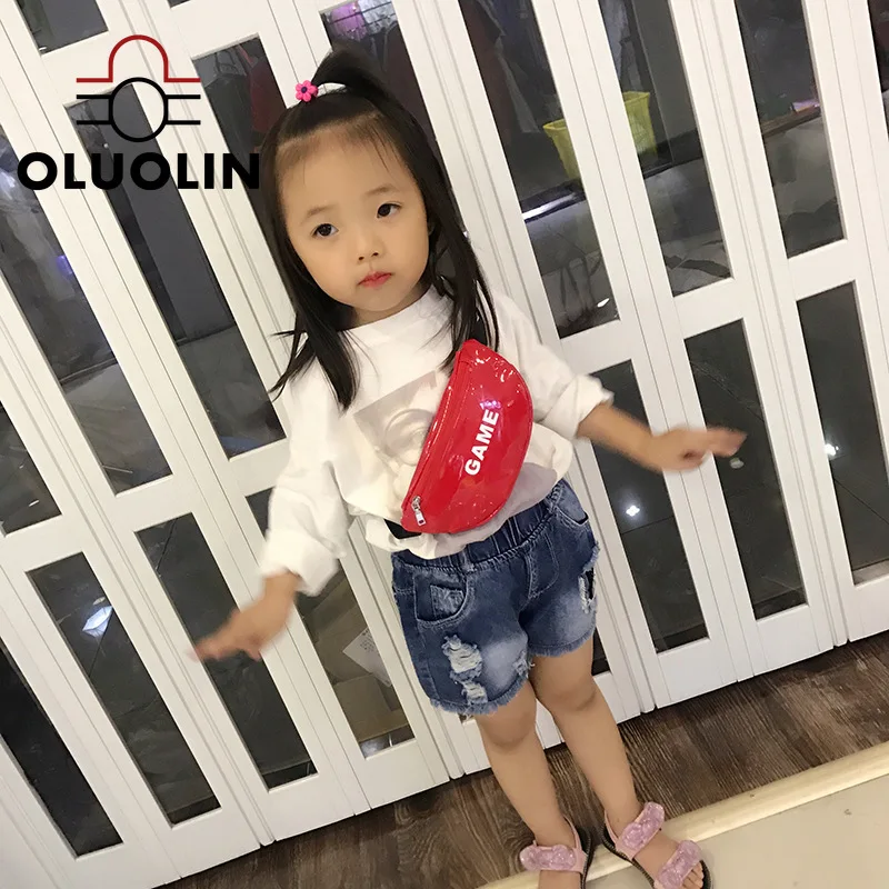 Детская сумка для бега кошелек с надписью мессенджер мальчиков и девочек