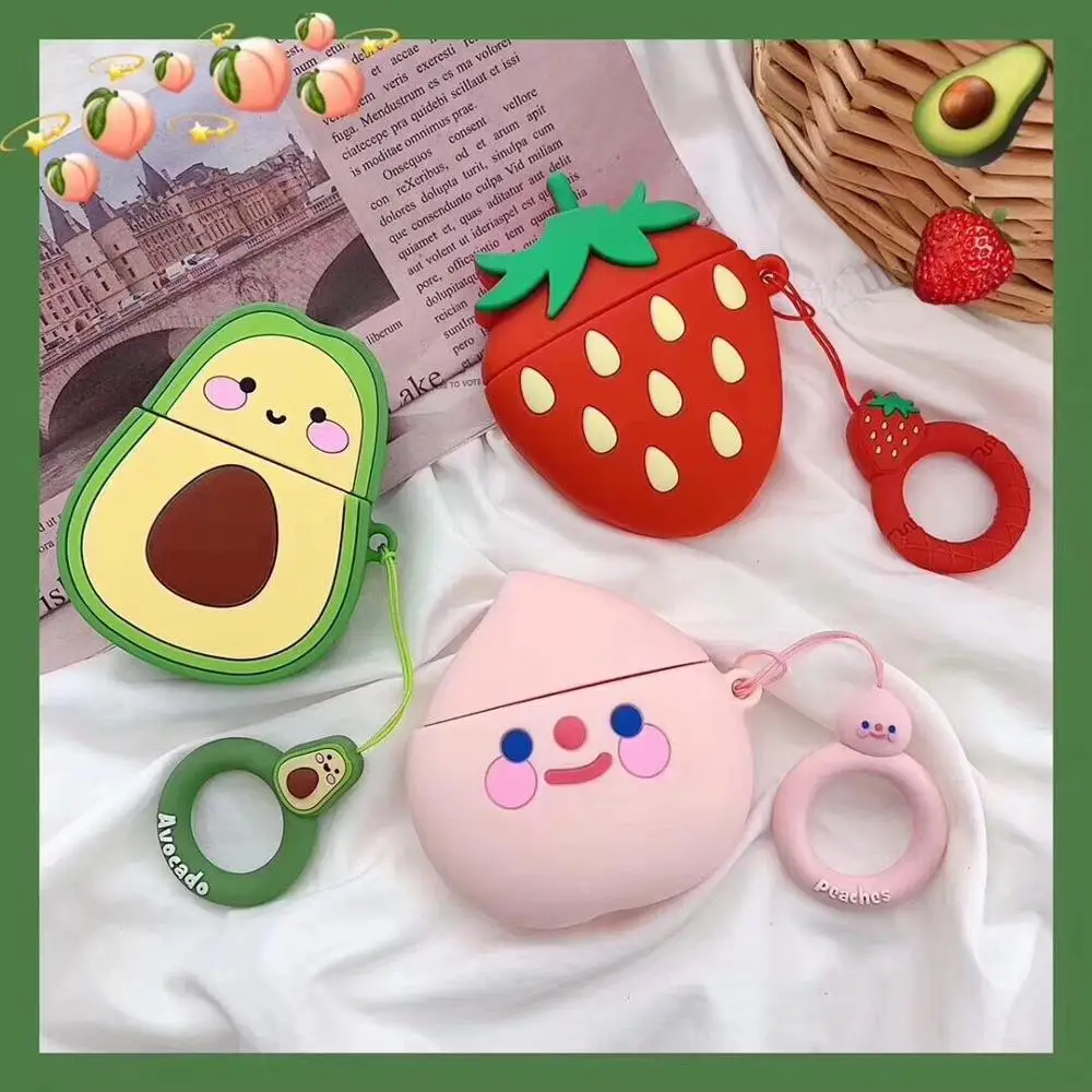 

Cartoon Cute Earphone Case For Apple AirPods Cover Silicone Charging Headphones for Airpods 2 1 Protective Case
