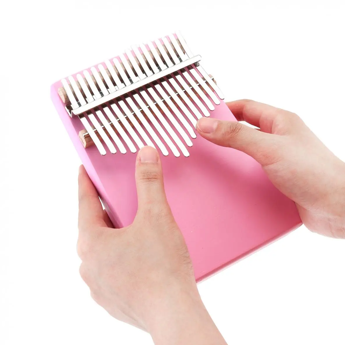 17 клавиш пианино Kalimba Одиночная доска сосна Mbira мини клавиатура инструменты