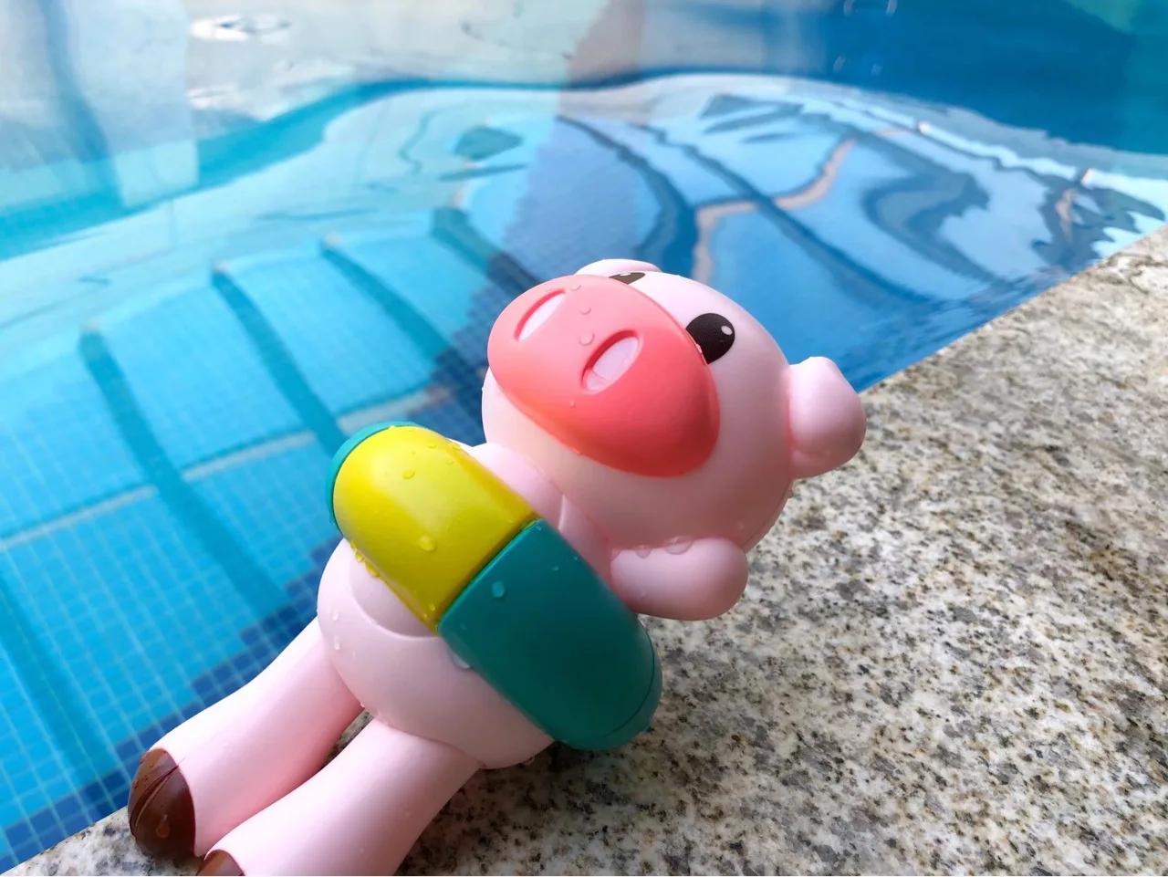 Новая горячая распродажа плавательный со Свинкой Пеппой на спине для плавания