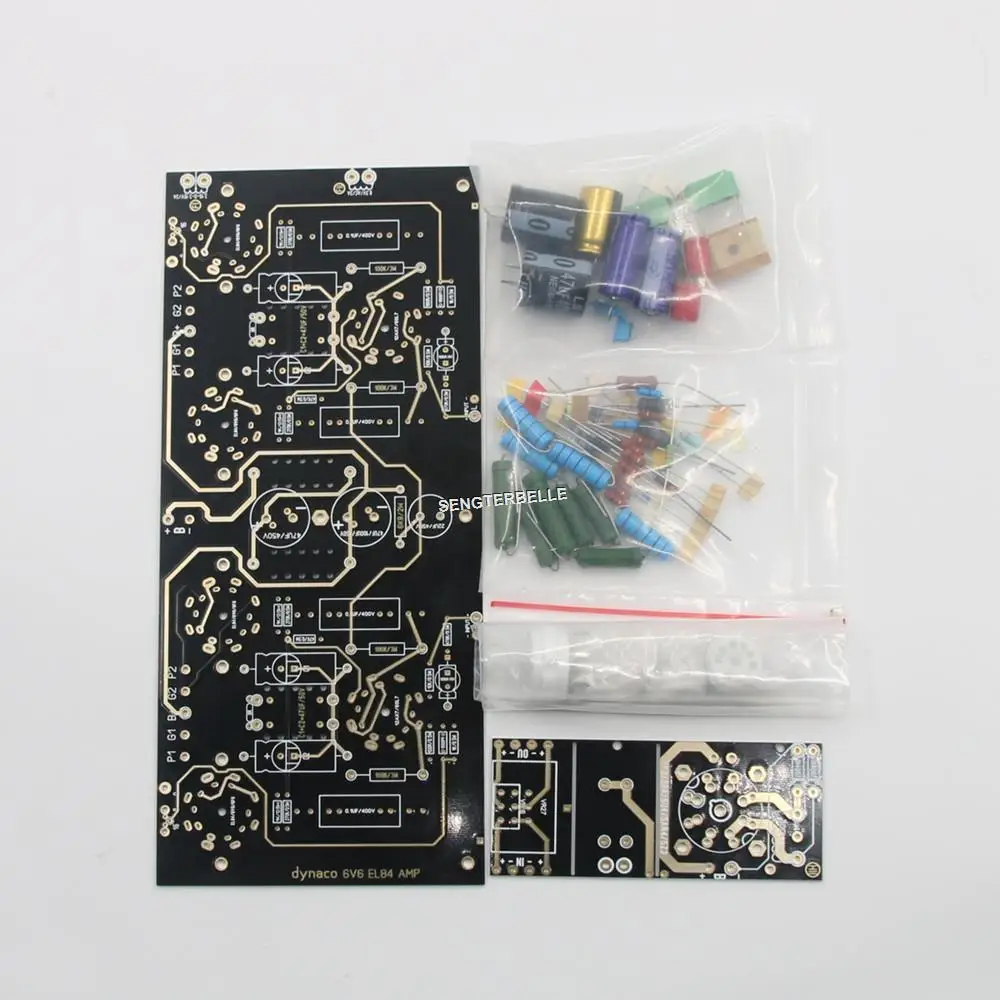 

HiFi 6V6 / EL84 Vacuum Tube Amplifier Board Kit 10W Refer DYNACO Classic Circuit