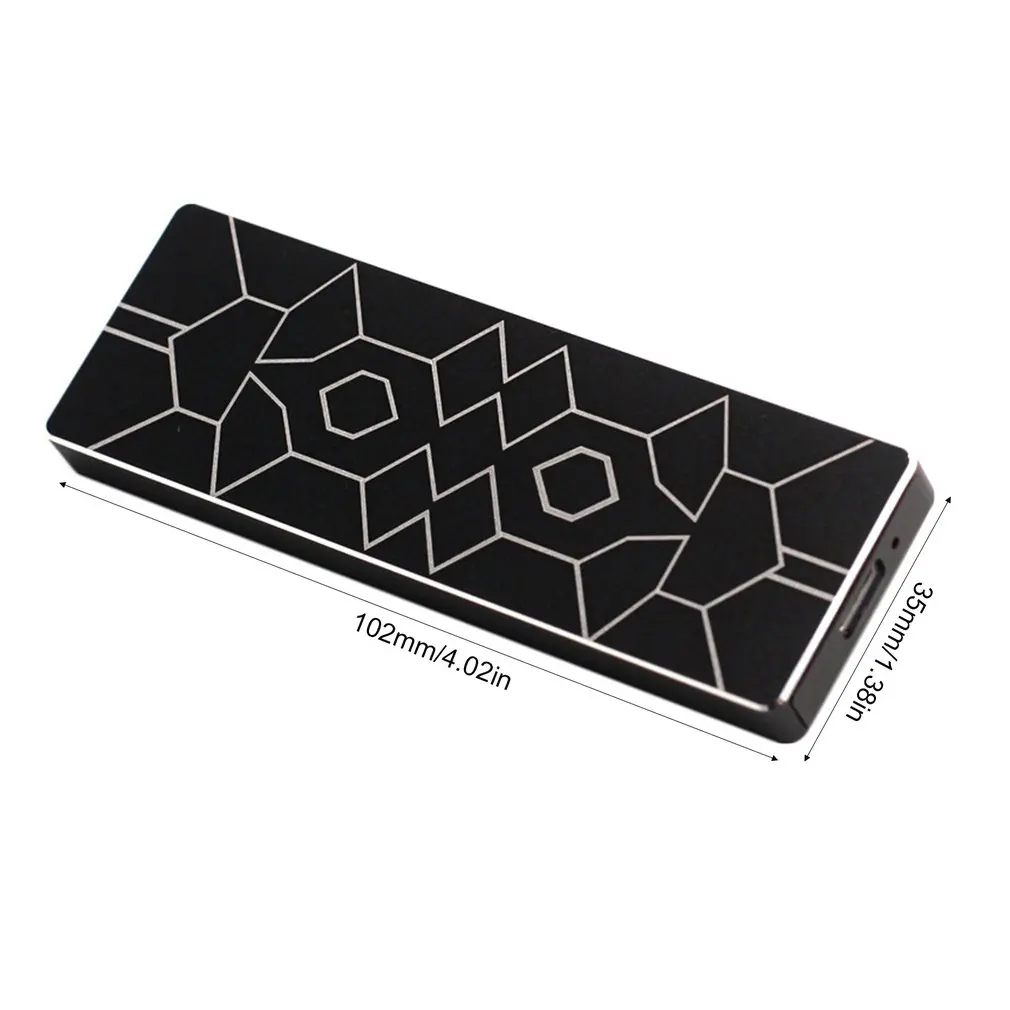 

M.2 Type-C 3.1 Aluminum Alloy Mobile Hard Drive Enclosure High Speed Transmission SSD Durable Hard Drive