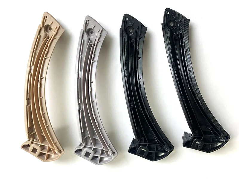 Серый бежевый черный углеродное волокно внутренняя ручка автомобиля дверная