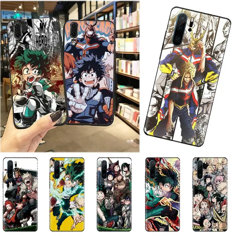 

Anime My Hero Deku Bakugou Academia Phone Cases For Huawei P9 P10 P20 P30 Pro Lite smart Mate 10 Lite 20 Y5 Y6 Y7 2018 2019