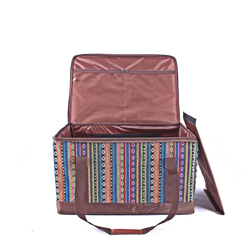 Фольклорная пользовательская сумка для хранения огня Кленовая печь Корзина